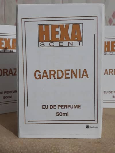 Hexa scent (floraze) and (gardenia) 50ml perfume bottles