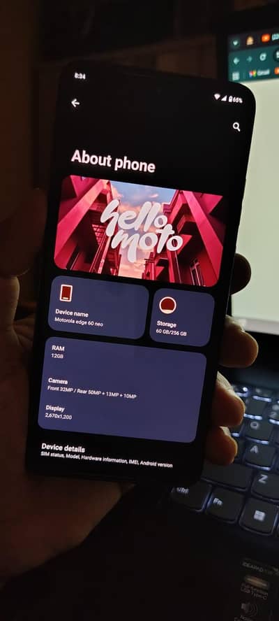 Moto Edge 50 Neo 12/256gb Dual approved