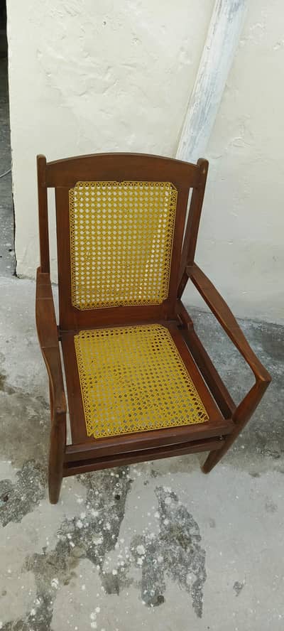 6 wood chairs