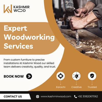 Expert Carpenter in Karachi | Custom Furniture & Kitchen Cabinets