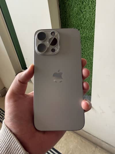 iPhone 15 pro max 256gb PTA Approved Natural Titanium Full Box