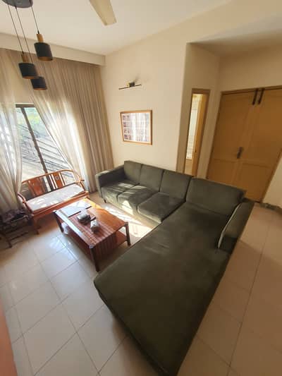  L-Shape Sofa Set with Center Table for Sale