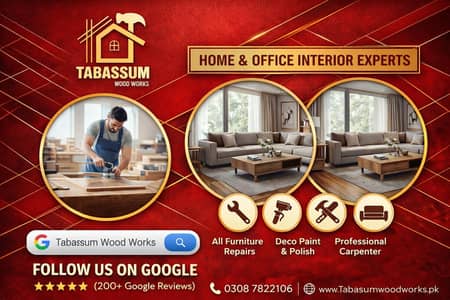 Carpenter Services | Door, Wardrobe, Kitchen & Furniture Repair