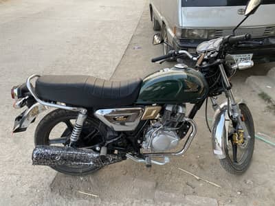 Honda CG 150 mate green clr 2026 modal