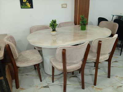 Dining table 6 chairs