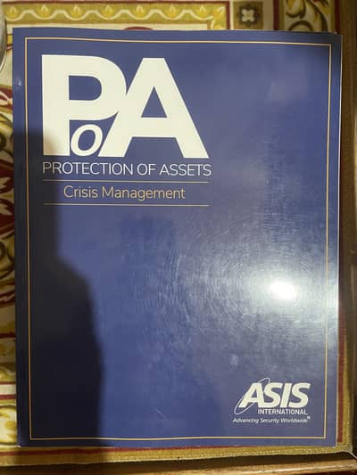 certified protection of assets books