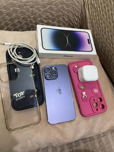 iPhone14 Pro Max PTA Approved All phone original female used94 battery