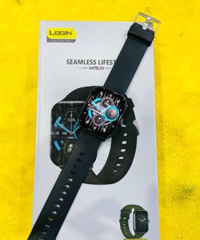 Login L-102 with box, 1 charger, warrenty card and two silicon straps