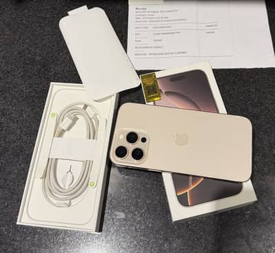 iPhone 16 pro max 256 GB PTA Approved Dessert Titanium