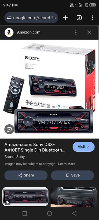 The Sony DSX-A410BT