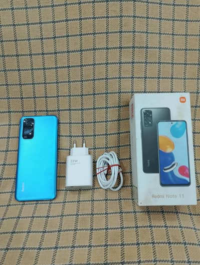Redmi note 11 complete box 6+6/128