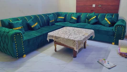 SOFA L SHAPE 7 SEATER NEW 10.10 CONDITION 03261271600