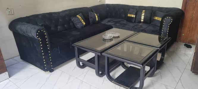 SOFA L SHAPE 6 SEATER NEW WITHOUT TABLE 03261271600