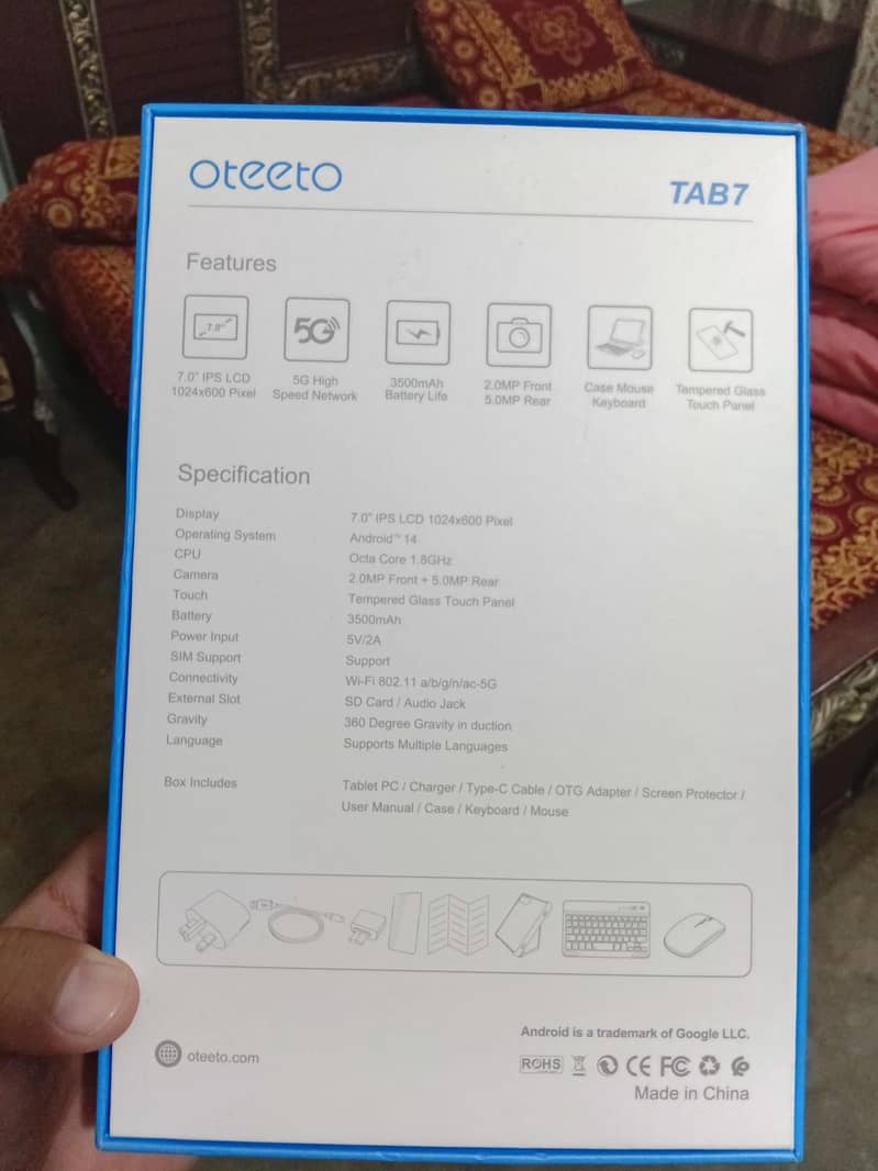 oteeto tablet 7 1