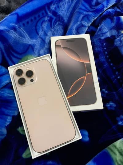 Iphone 16 pro max 256gb complete box Desert titanium