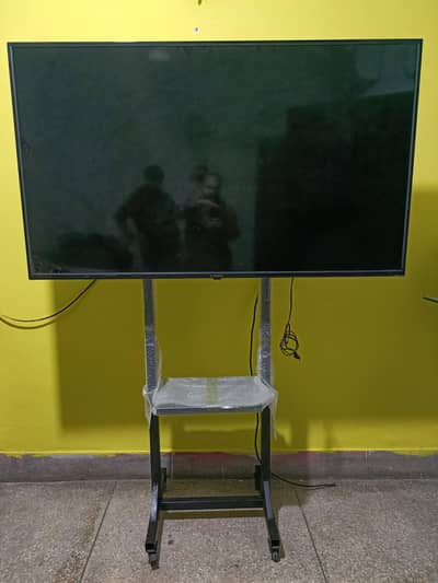 led LCD tv floor stand for office expo school wall mount tv trolley