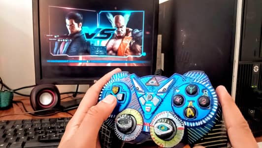 Gaming PC Set + 17” Dell LCD + 2Controller + Speakers, Games installed