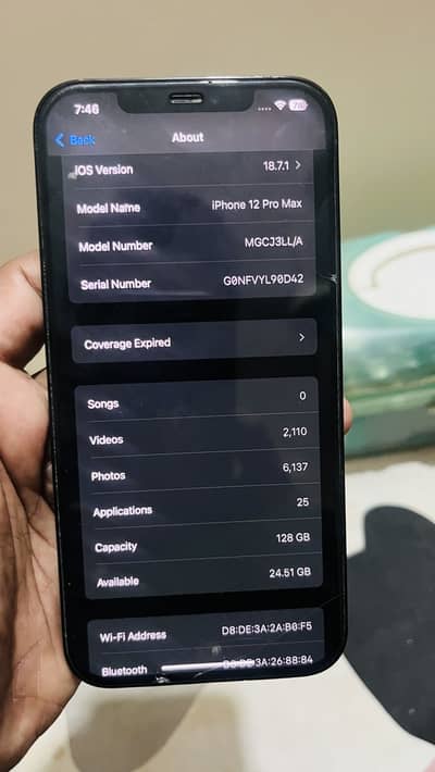 iPhone 12 pro max FU