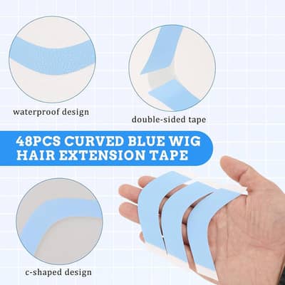 Lace Front Hair Sustem Tape Strips - 15 Days Strong Hold-Walker 10pcs