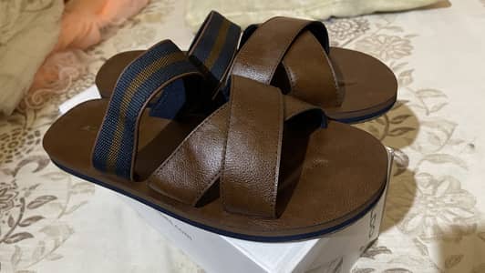 Aldo original leather slipper , 100% authentic slipper