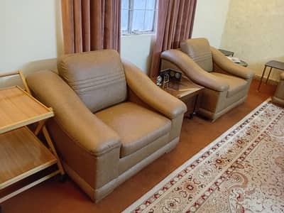 5 seater leather sofa