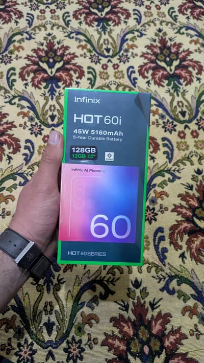 Infinix hot 60i box pack non active