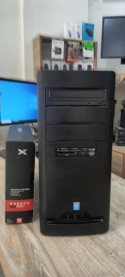 ASUS Q87 CI7-4TH GEN WITH XFX RX580 2304SP READY BUILD