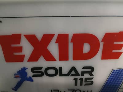 Exide Solar 115 12 70 Ah With Charger