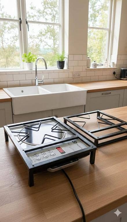 Heavy-Duty Iron Stand for Electric Stove / Heater