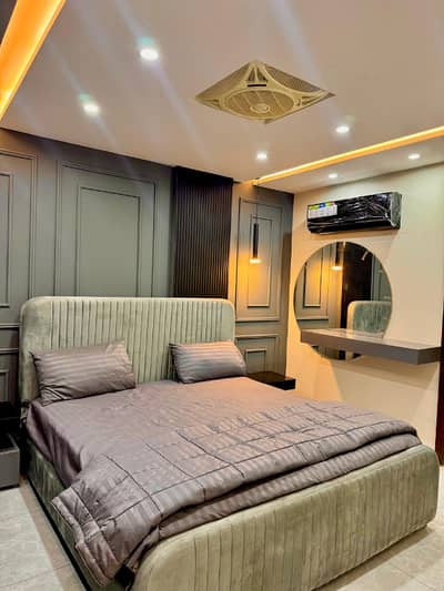 1Bedroom Brand New Luxury Fully Furnished Loaded Apartment for Rent on Daily & Monthly Basis We have full time staff available for housekeeping, cleaning, laundry and all other hotel