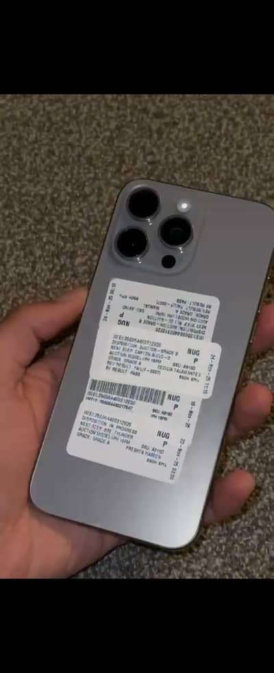 15 pro max e sim stock