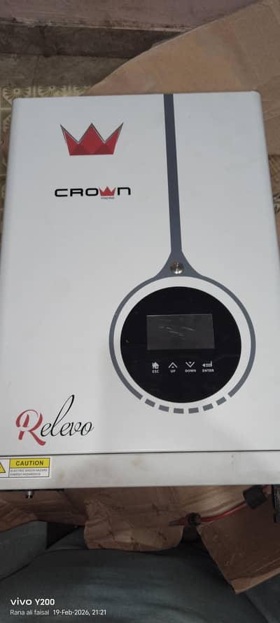 crown 6.2 kw inverter full working
