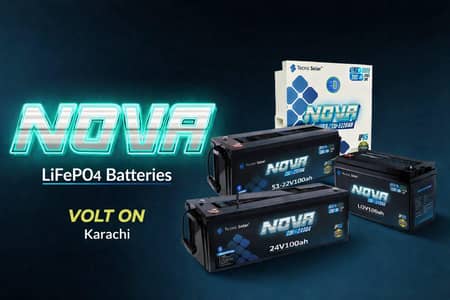 Nova Lithium-ion battery IP65 5 years warranty