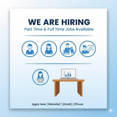 Part Time / Full Time Jobs for Students, Teacher & house wife