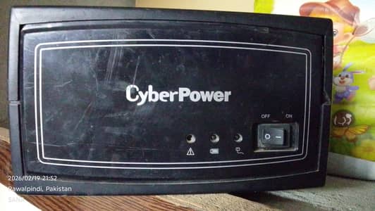 CYBER POWER 500 WATTS 12VOLT UPS .