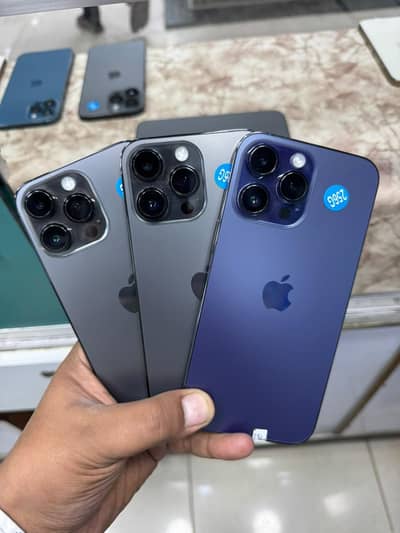 Iphone 14 Pro Max 256GB Black & Purple Non Pta Factory Unlock 10/10