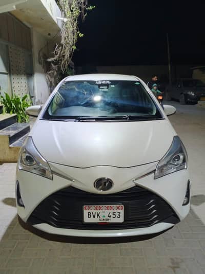 Toyota Vitz safty 3 edition Pearl White