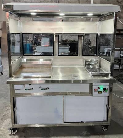 fast food counter frayer pizza oven