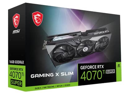 MSI GeForce RTX 4070 Ti SUPER 16G GAMING x slim