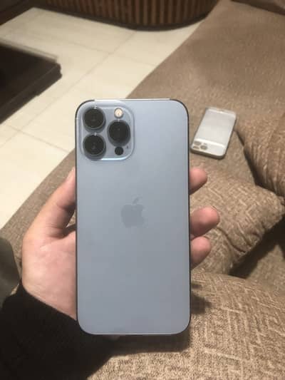 Iphone 13 pro max sierra blue Dual sim PTA approved 10/10