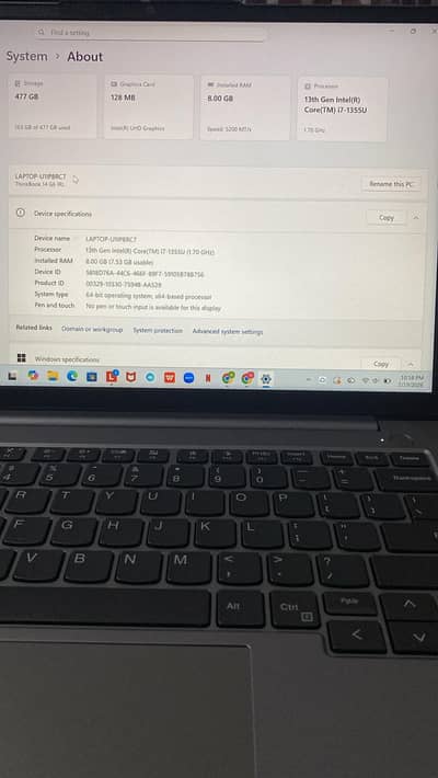 13th Generation Core i7 Lenovo ThinkPad