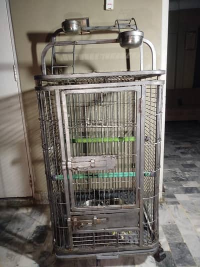 Cage/Parrot cage/Grey/Gray parrot cage/Fancy cage