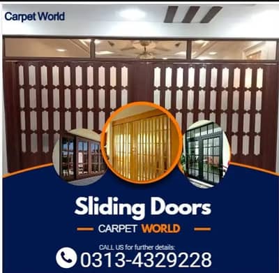 PVC folding door-Sliding doors-Double door-Pvc Partition folding door