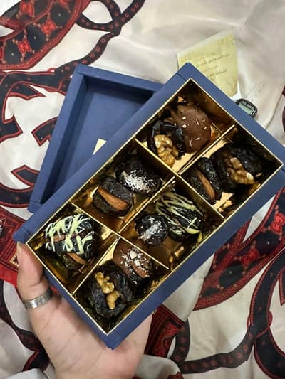 Premium quality filled ajwa dates