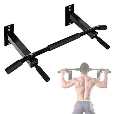 Pull-Up Bar & Push-Up Bar Grips Heavy Duty Wall Mounted 03020062817