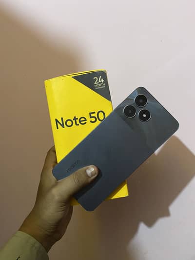 Realme note 50 4/64 with box