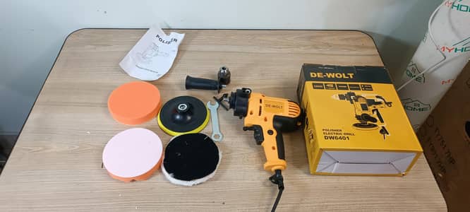 Electric drill polisher for cars