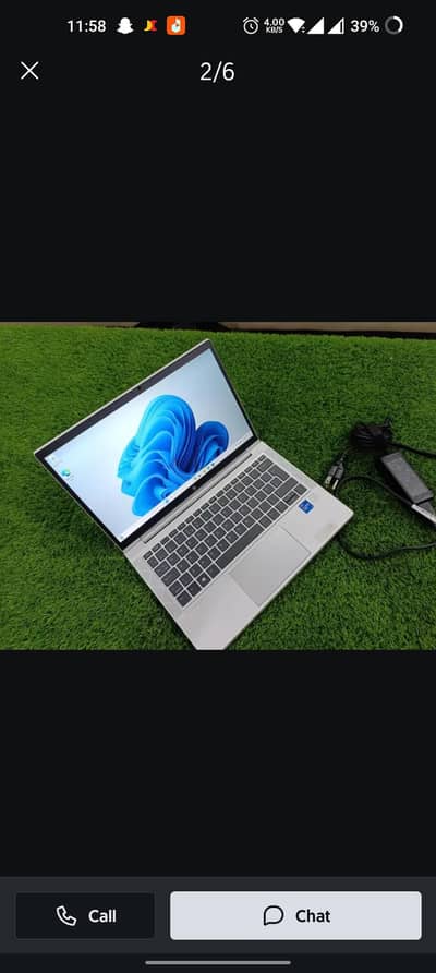 Hp i5 11 generation 16 256 (830 G8) Touch display