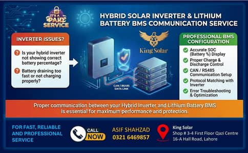 BMS Communication for Cross Brand Hybrid Solar Inverter + Lithium