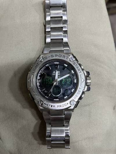 Sports Dual Time Chain Watch